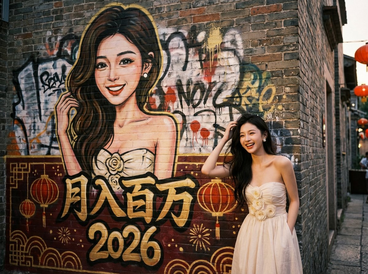 街头涂鸦合照生成器