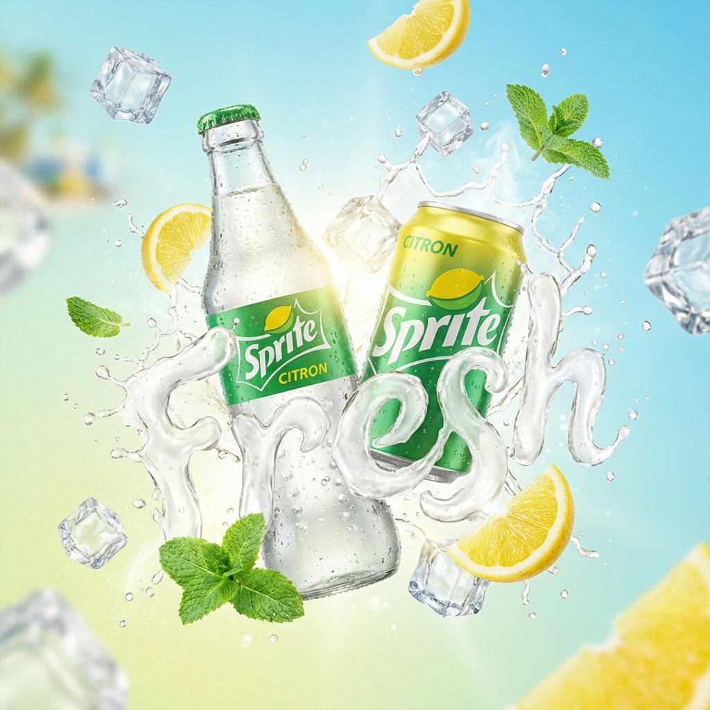 创意碳酸饮料广告视觉