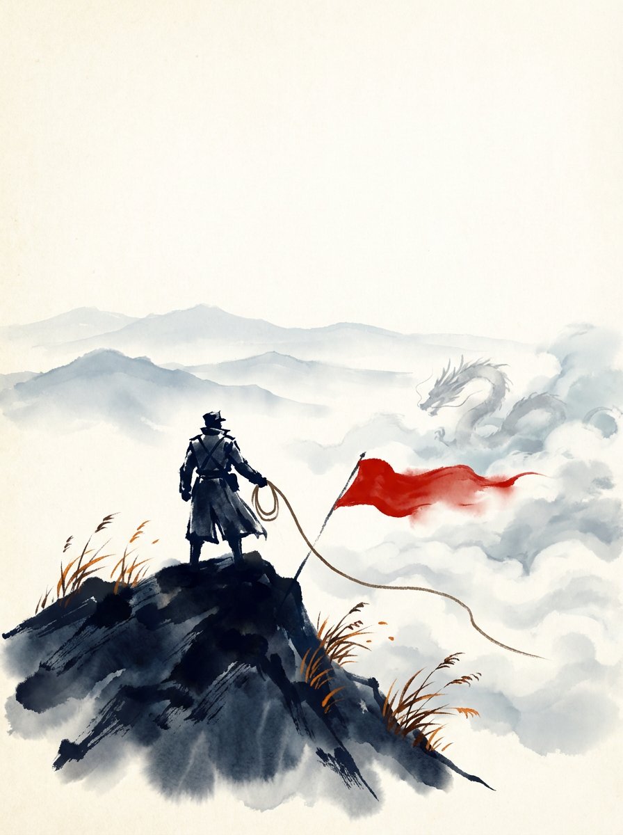 水墨留白意境画