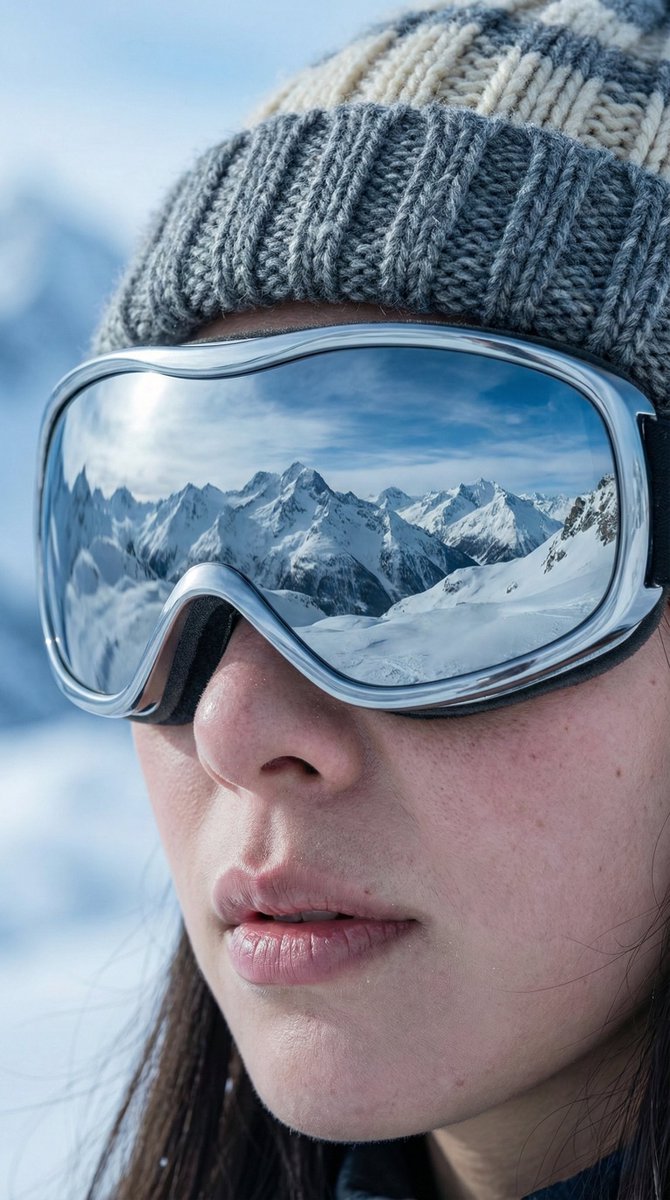川西雪山顶极写实肖像