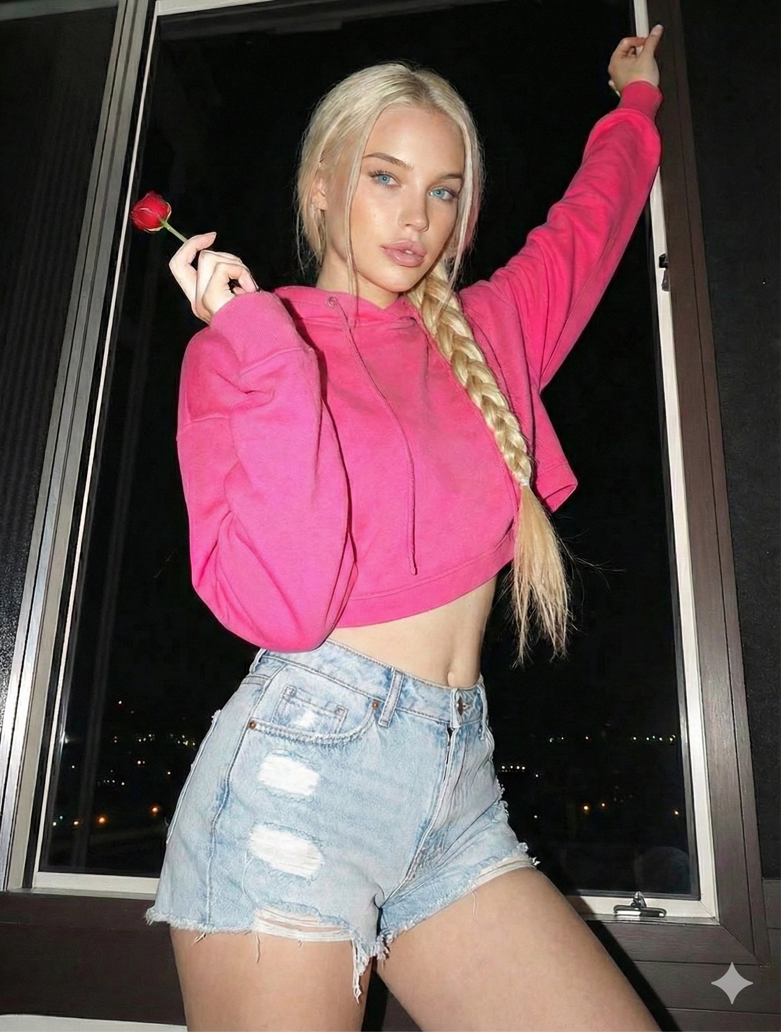 女孩与城市之光