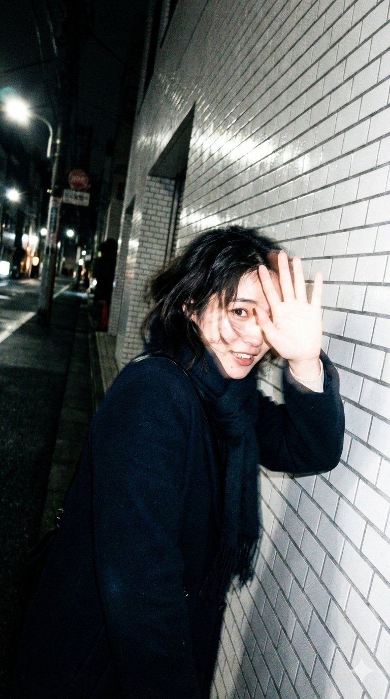 夜晚东京街头手机摄影