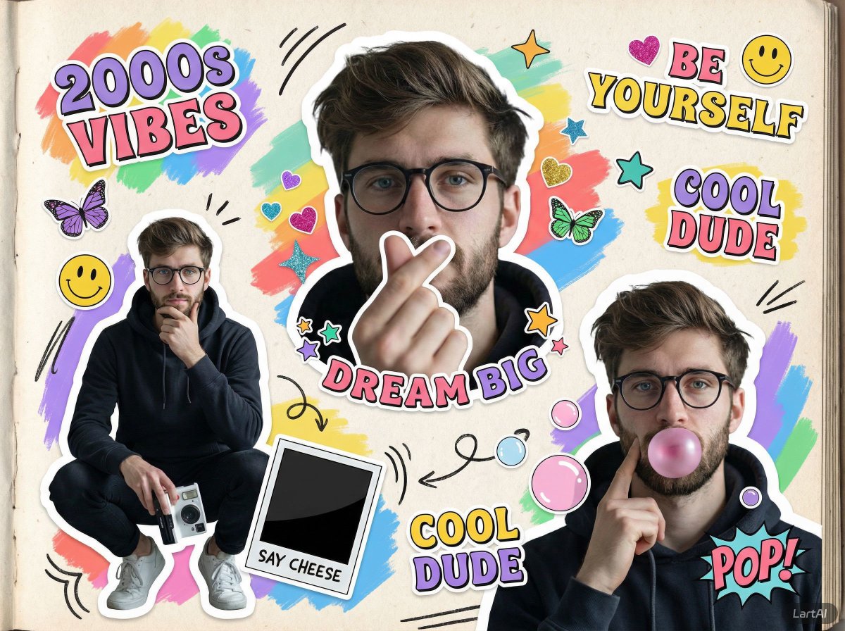 2000年代风格拼贴画