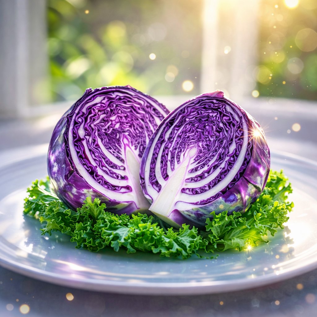 透明紫洋葱与玻璃质感黄瓜