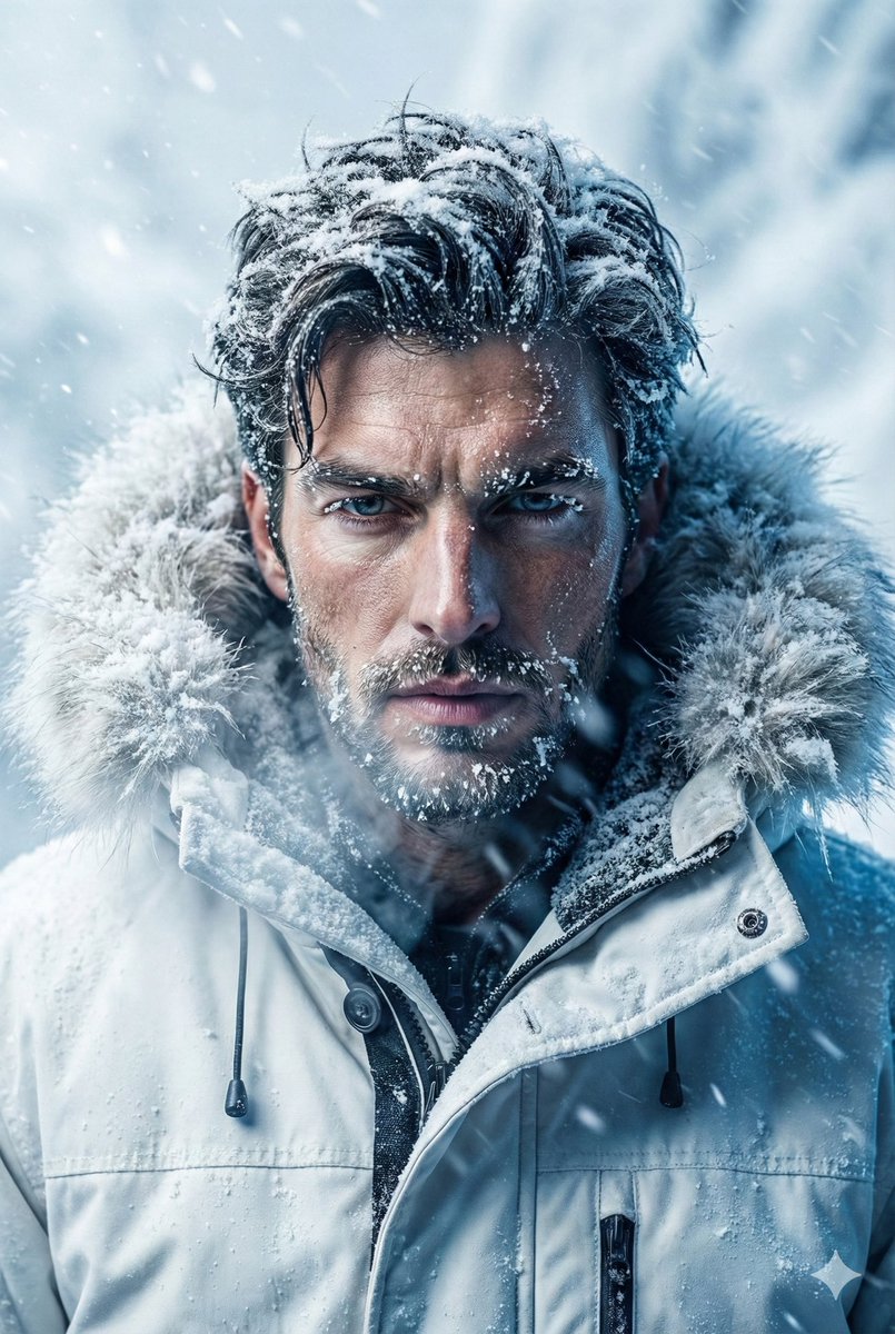 极地探险家特写