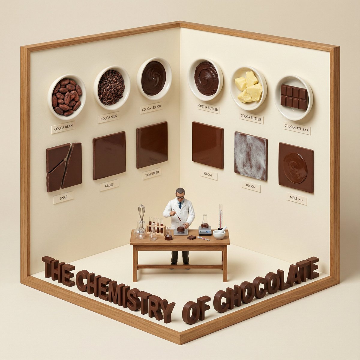 巧克力化学教育模型