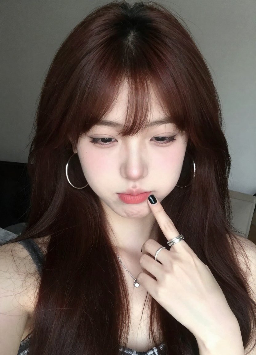 可爱少女肖像