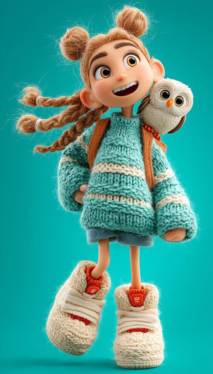 时尚卡通女孩角色设计