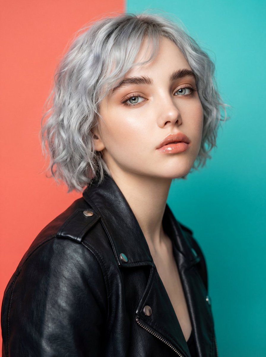 现代时尚模特照片