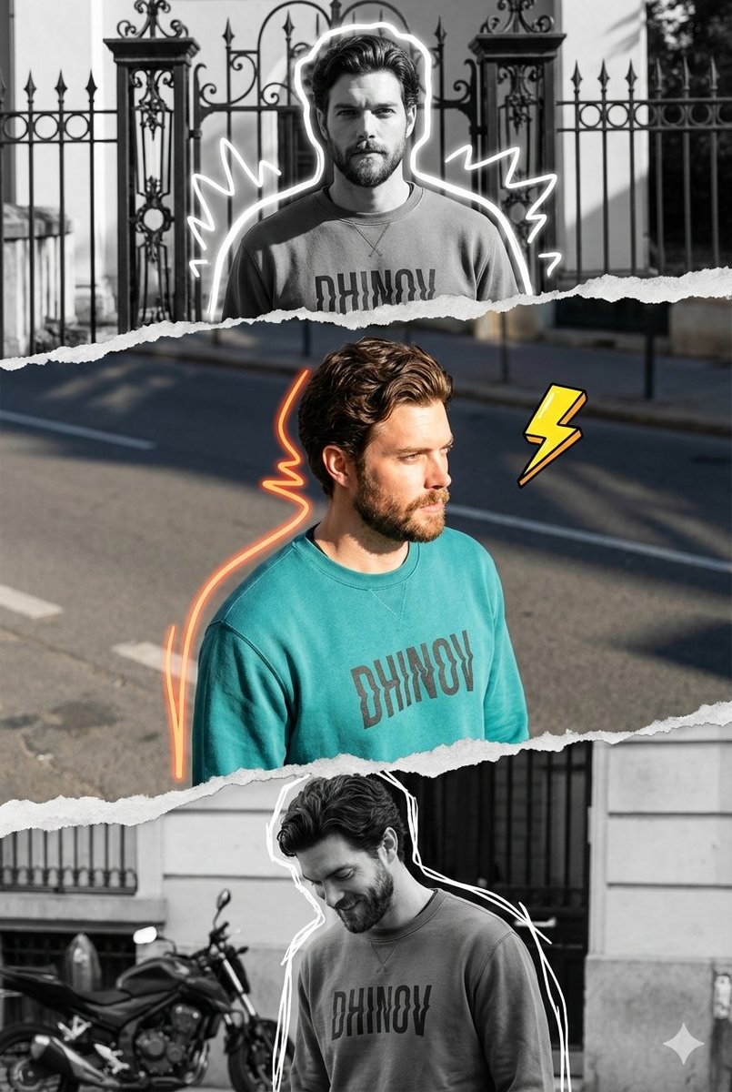 都市街头混媒体拼贴