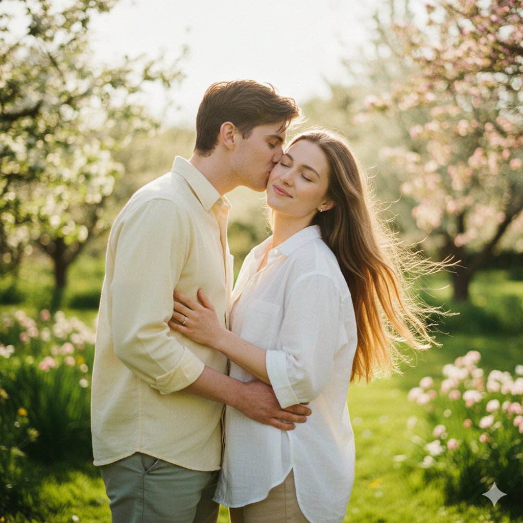 浪漫春日花园瞬间