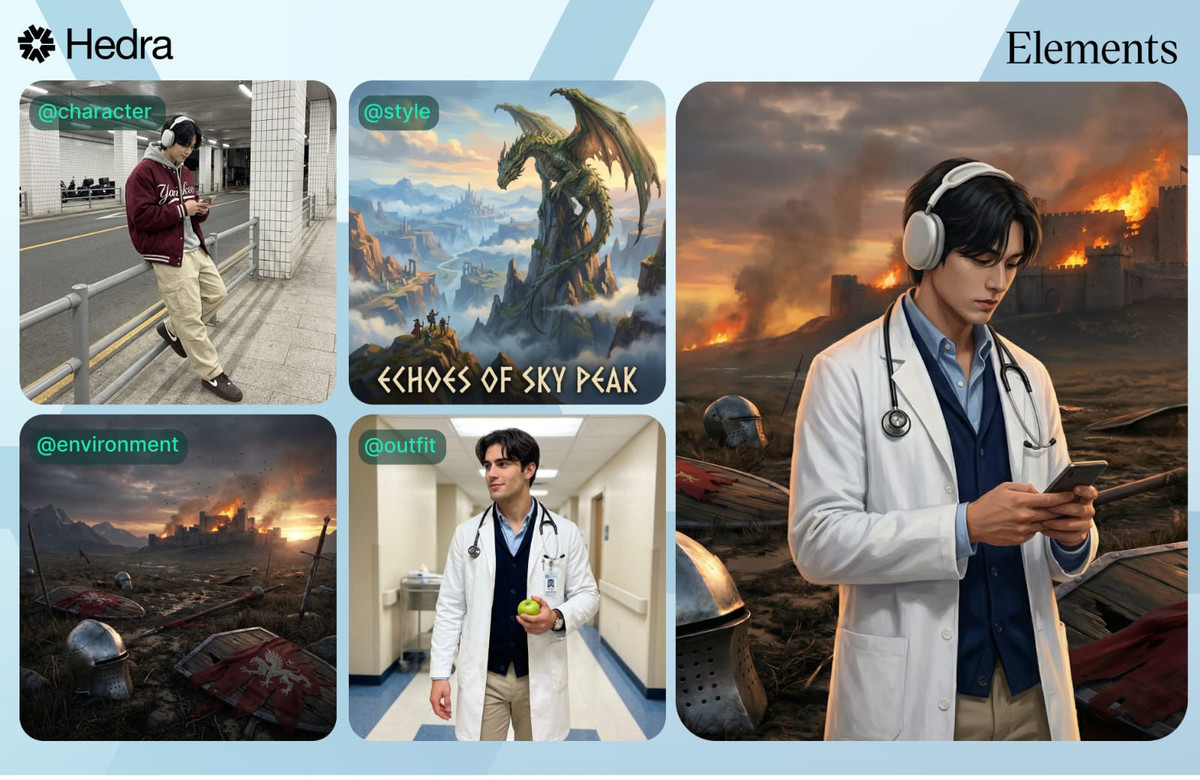 AI元素激发创意