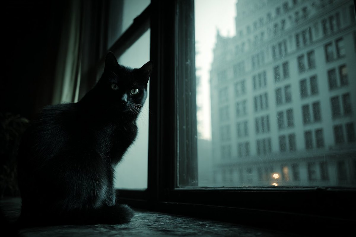 电影黑色城市景观