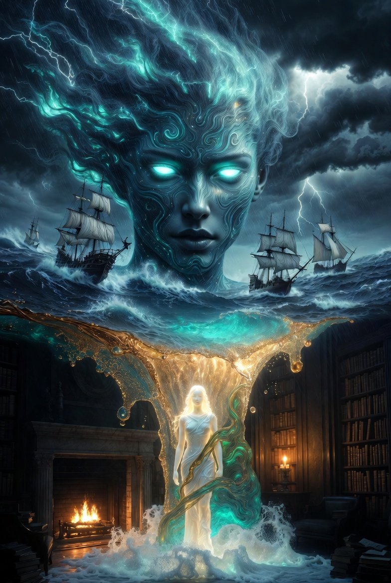 海怒火燃，GROK创造魔法