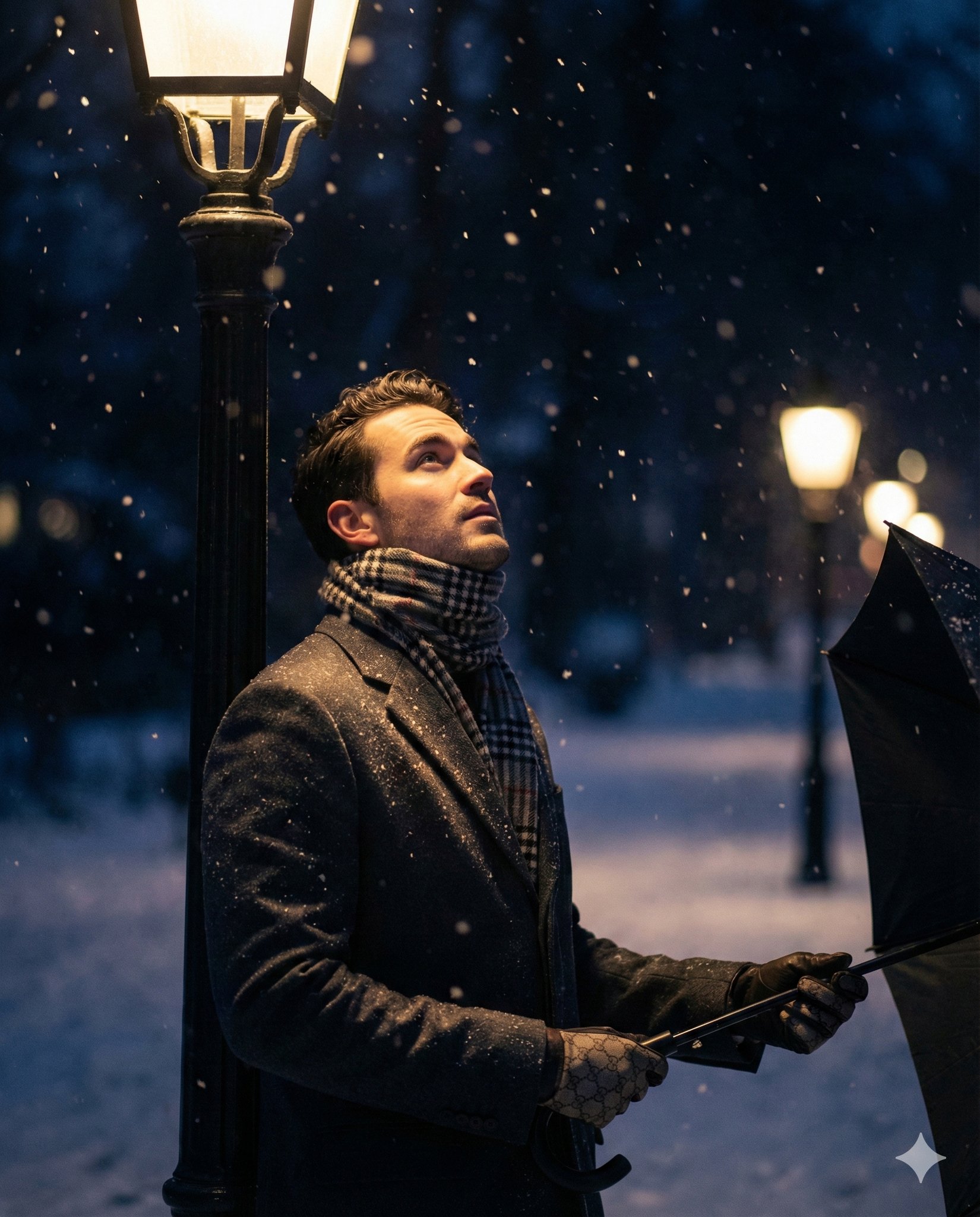 午夜雪景故事