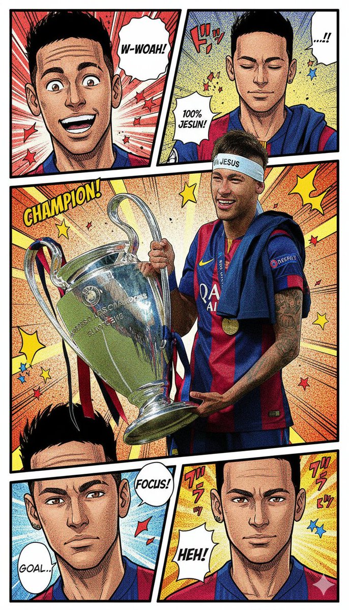 Gemini Nano Banana Pro上的内马尔表情