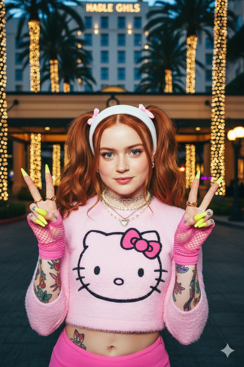 Sadie Sink 女郎肖像