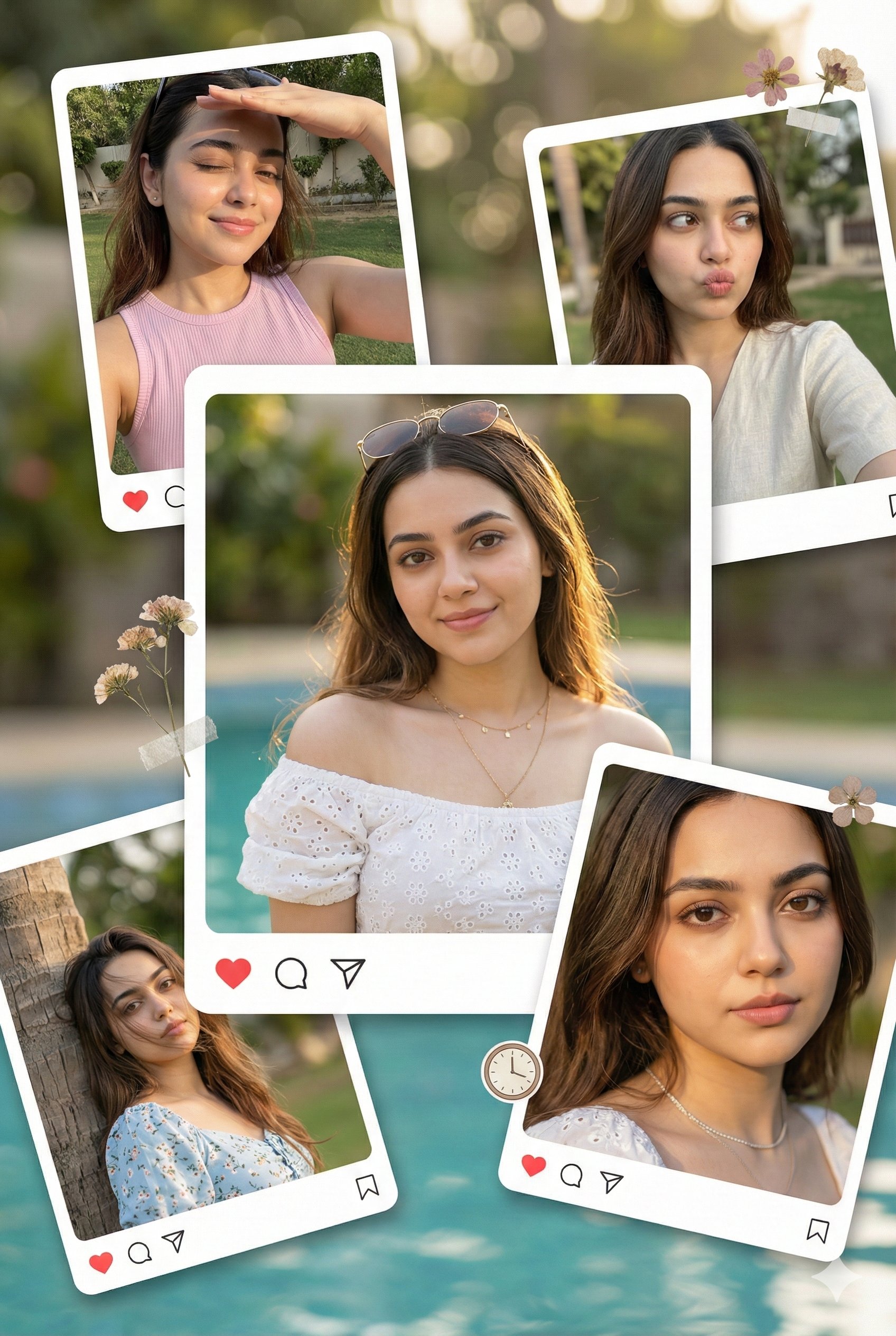 阳光明媚的剪贴簿