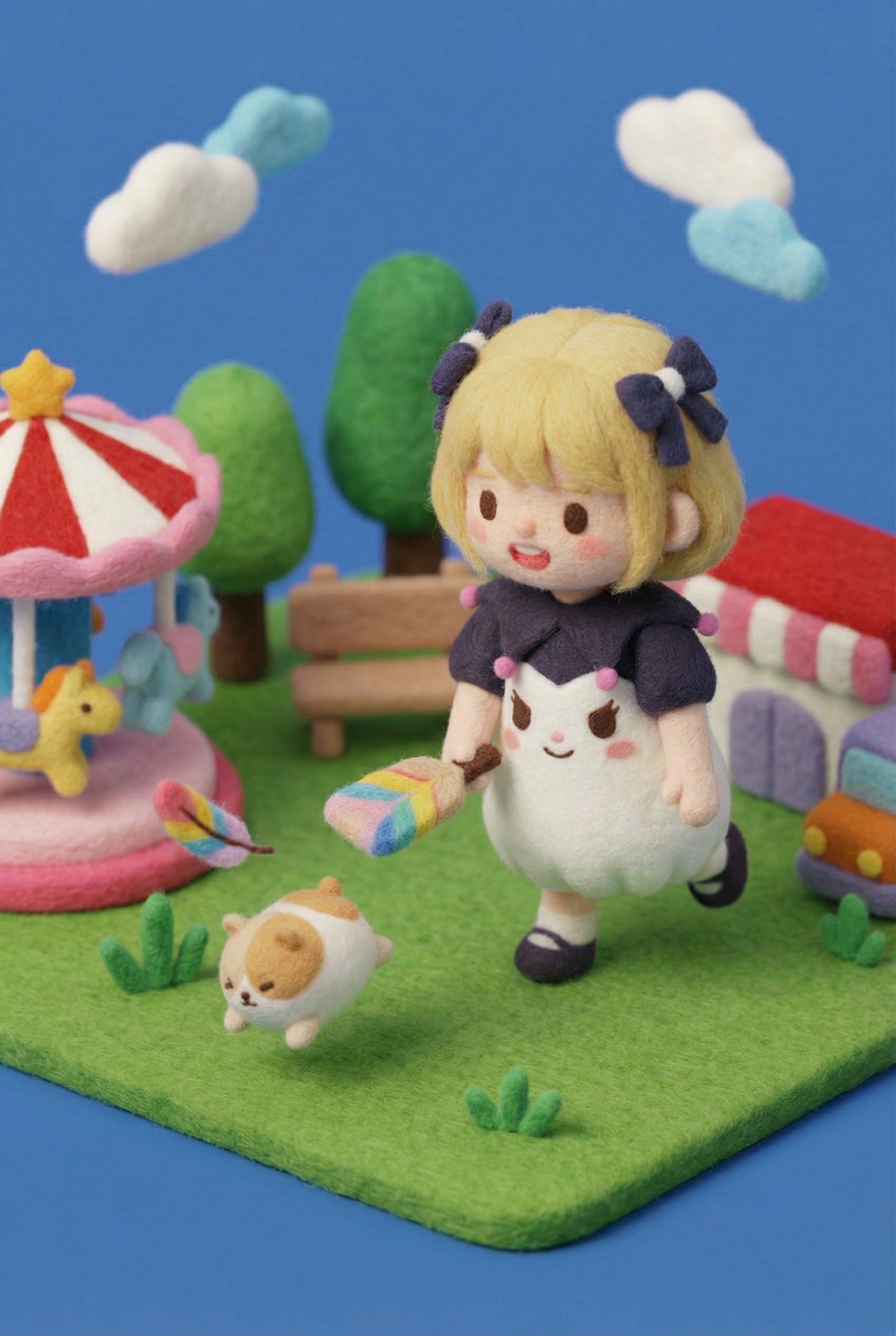 今日的4コマ動画幕后！场景介绍