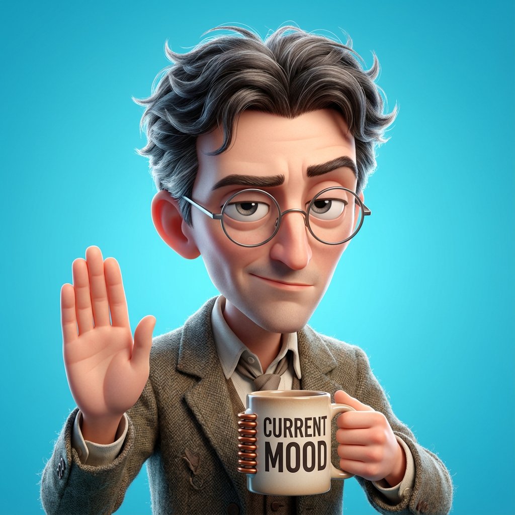 将科学家转变为3D皮克斯风格角色的提示