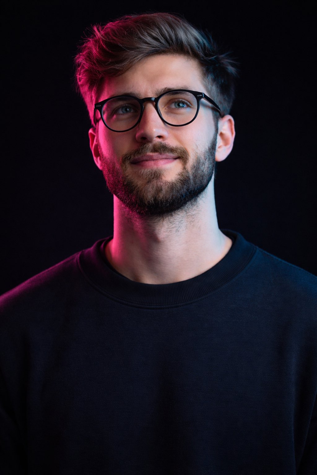 超现实主义风格青年肖像