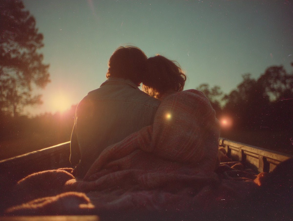 电影镜头，宝丽来温暖色调