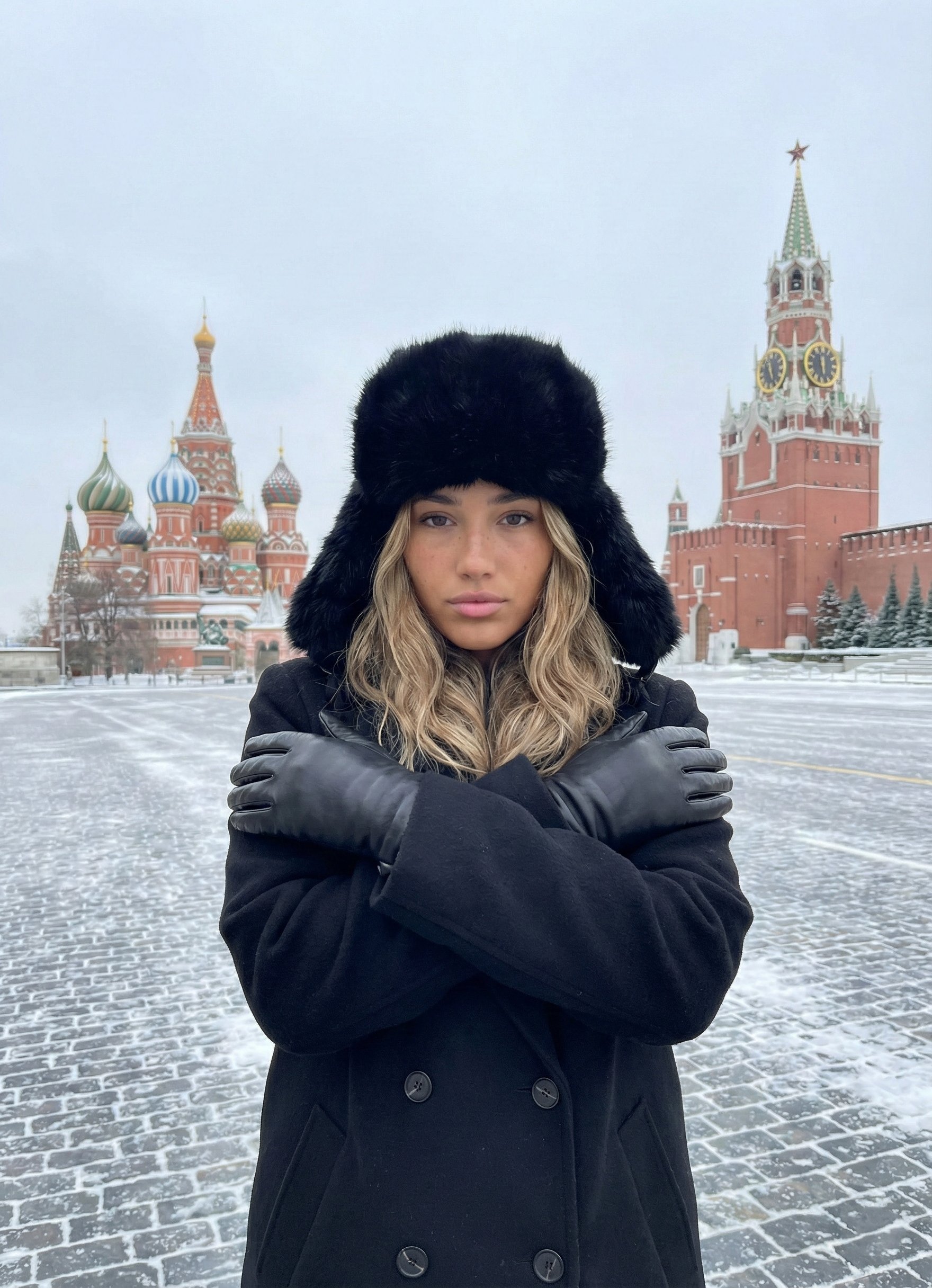 莫斯科红场冬日肖像