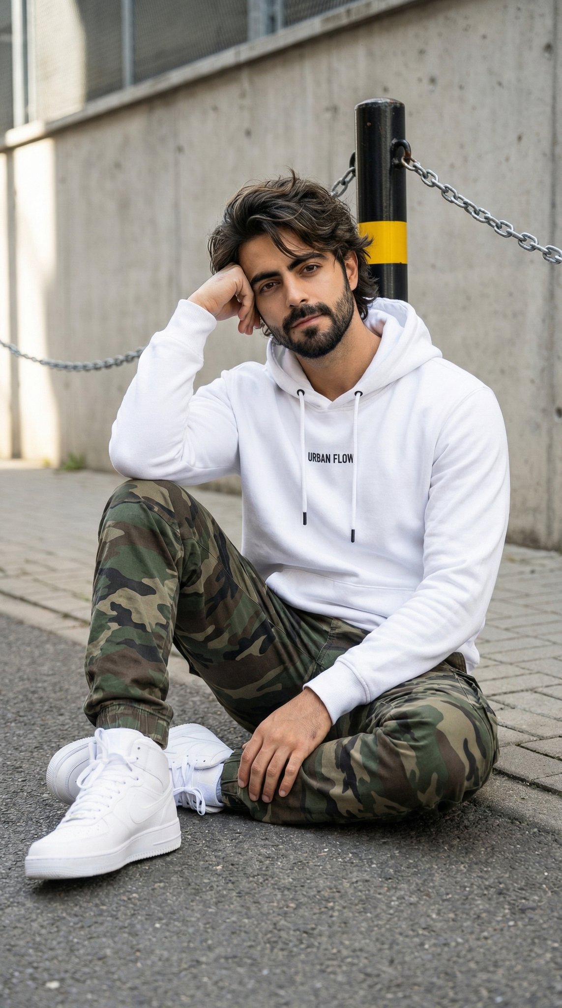 都市街头休闲男士