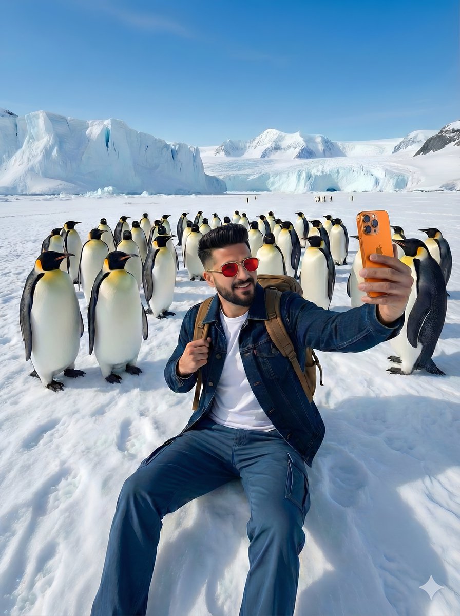 南极企鹅与人类