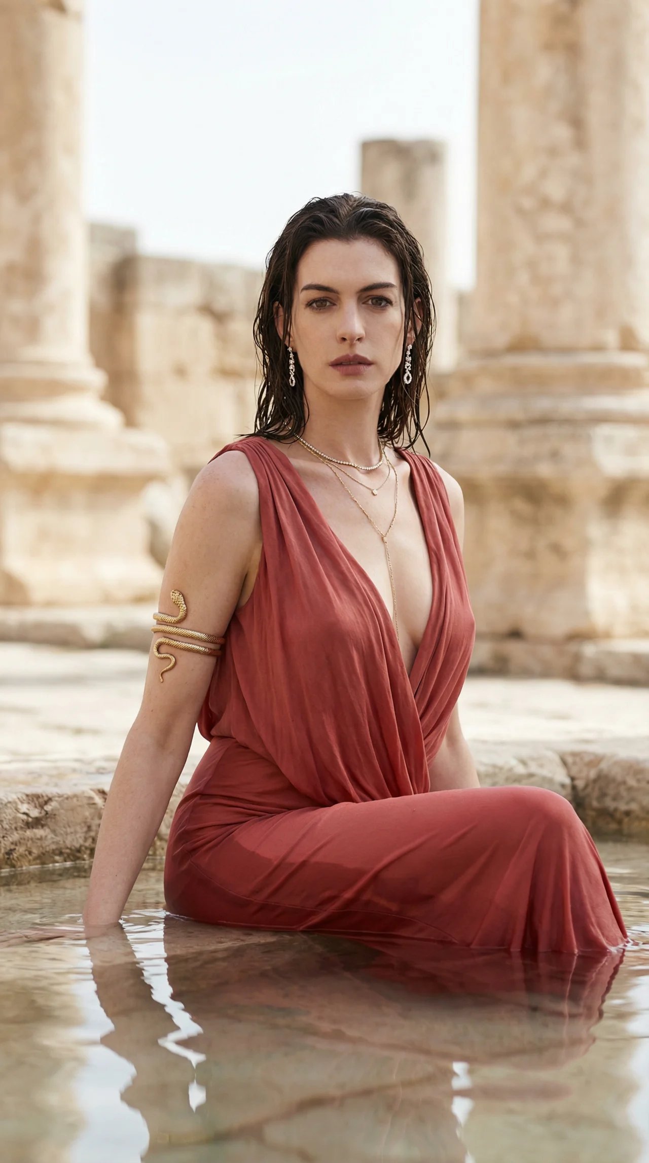 希腊遗迹时尚摄影