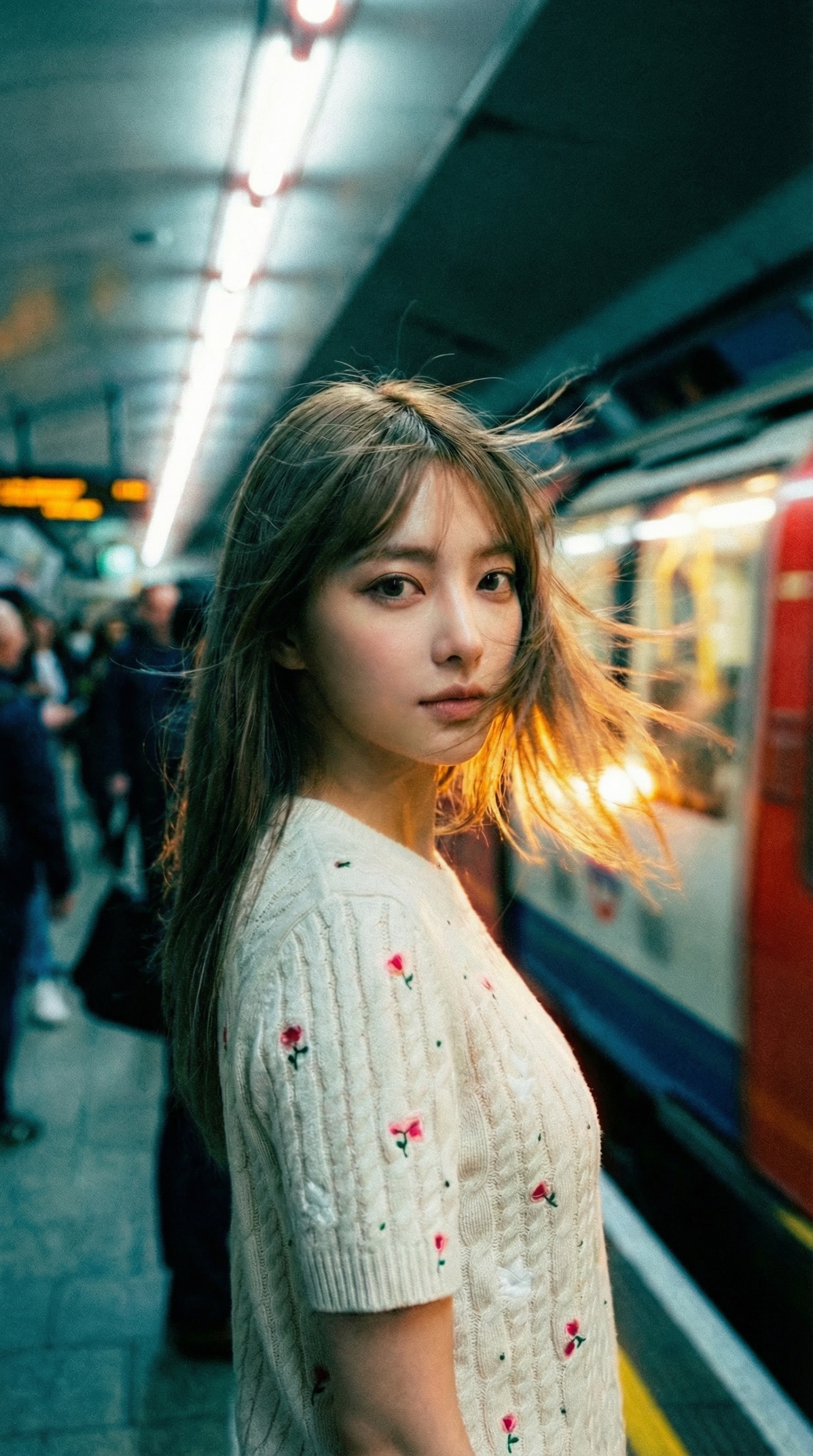 伦敦地铁下的温暖瞬间