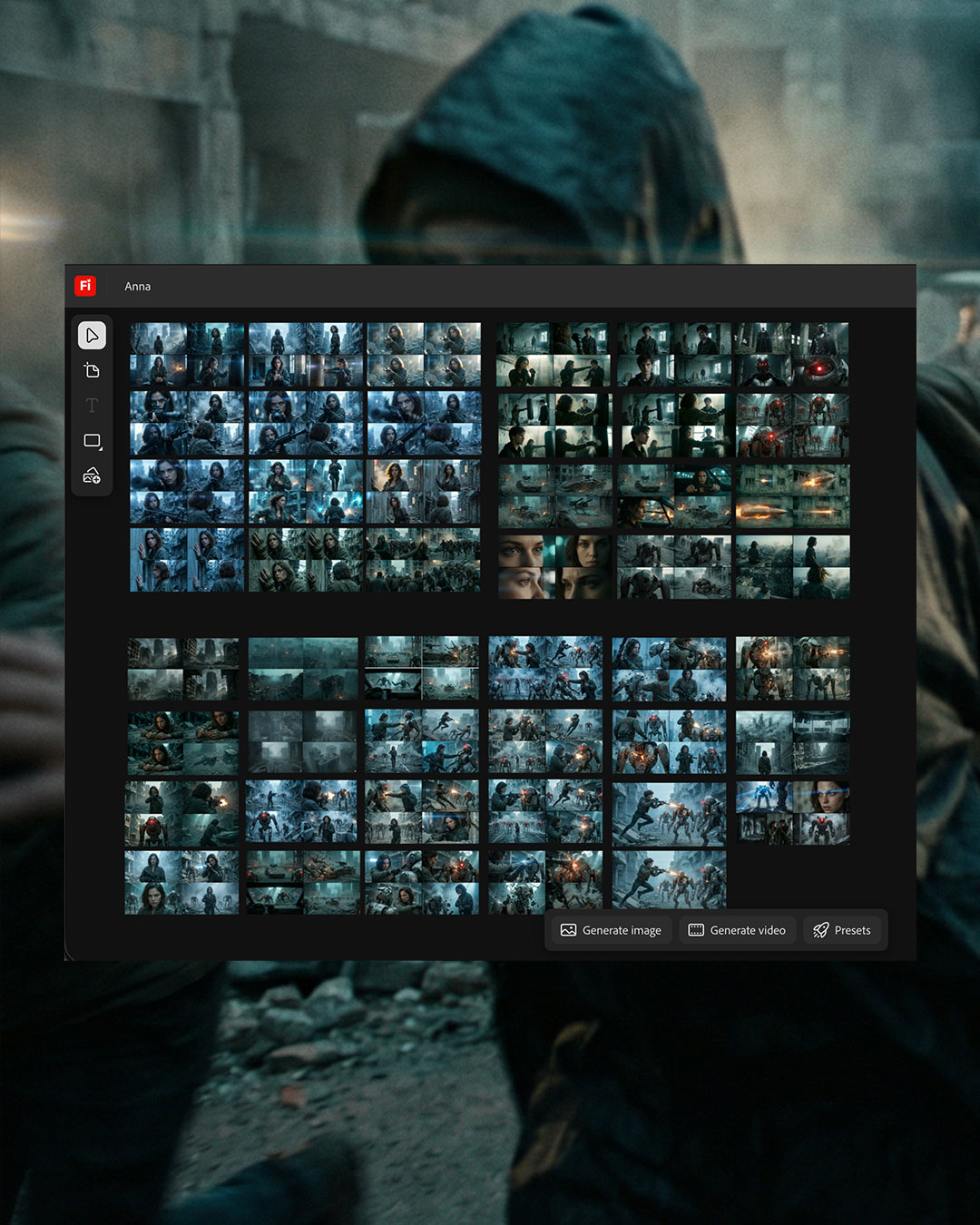 AI科幻电影制作过程