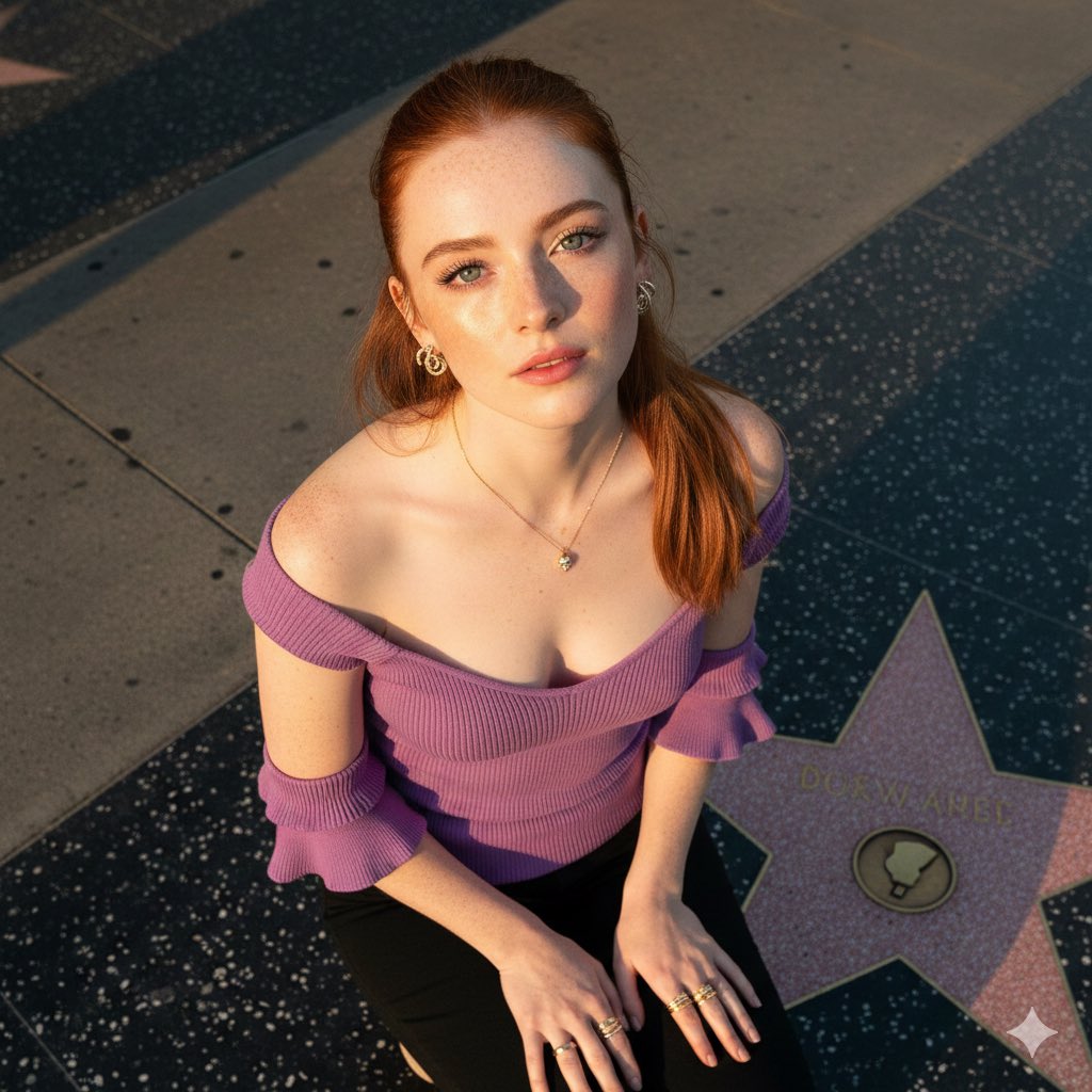 Gemini Nano Banana Pro - 西德尼&middot;斯威尼自然肖像