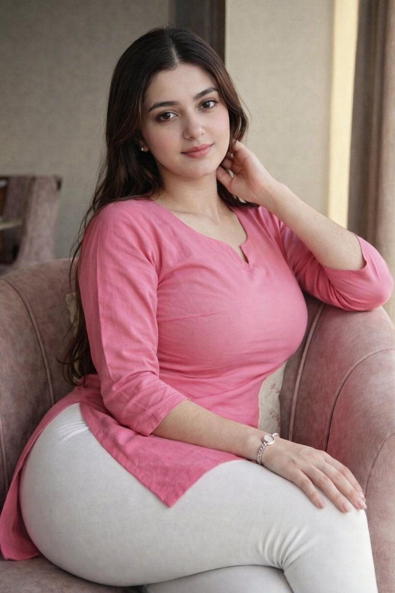 优雅舒适的室内女性肖像