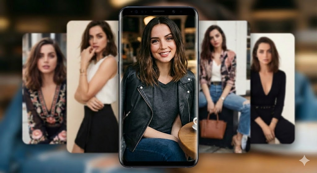 Ana de Armas 艺术工作室摄影