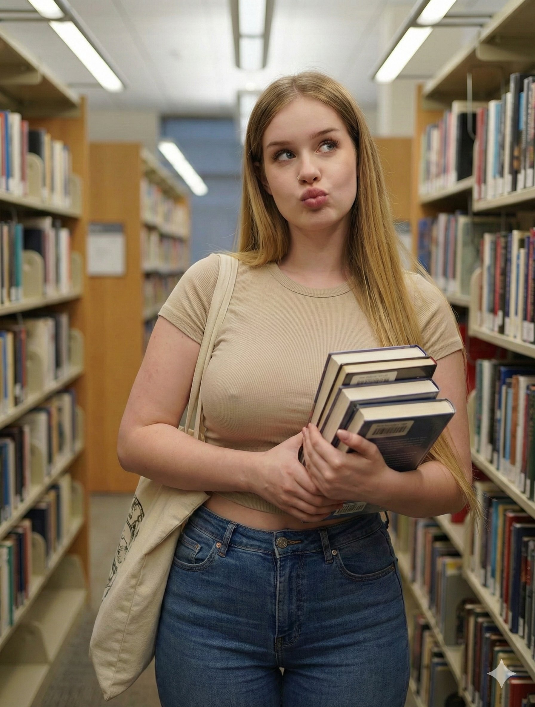 图库中的Comatozze：图书馆中的Gemini Nano Banana Ai