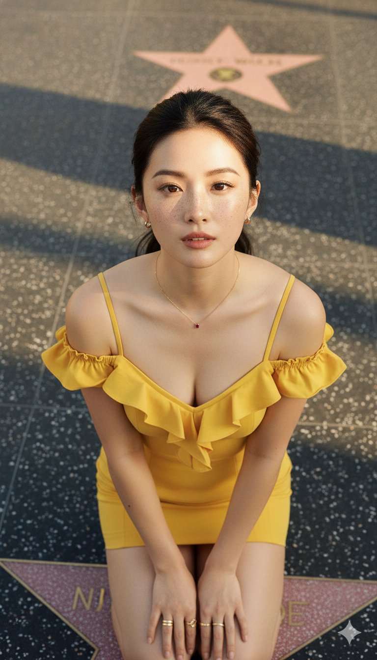 创意街头摄影：女孩