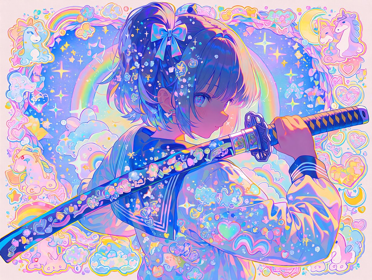 日本风奇幻淡彩风格