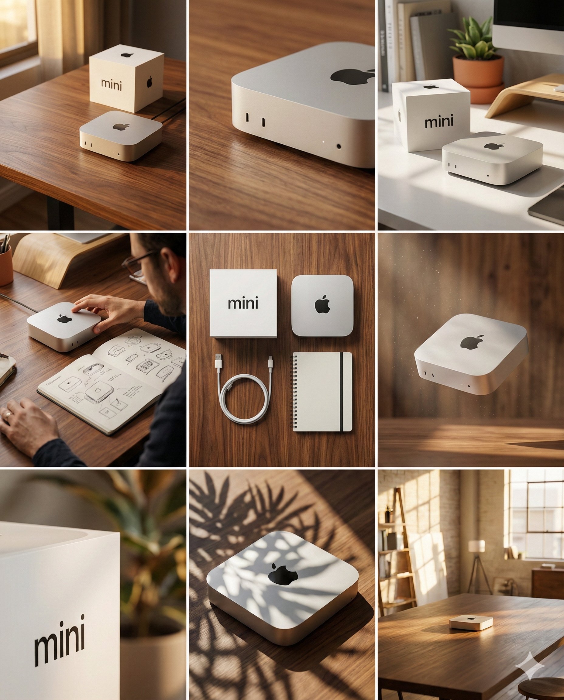 Mac mini 3&times;3品牌设计视觉故事板