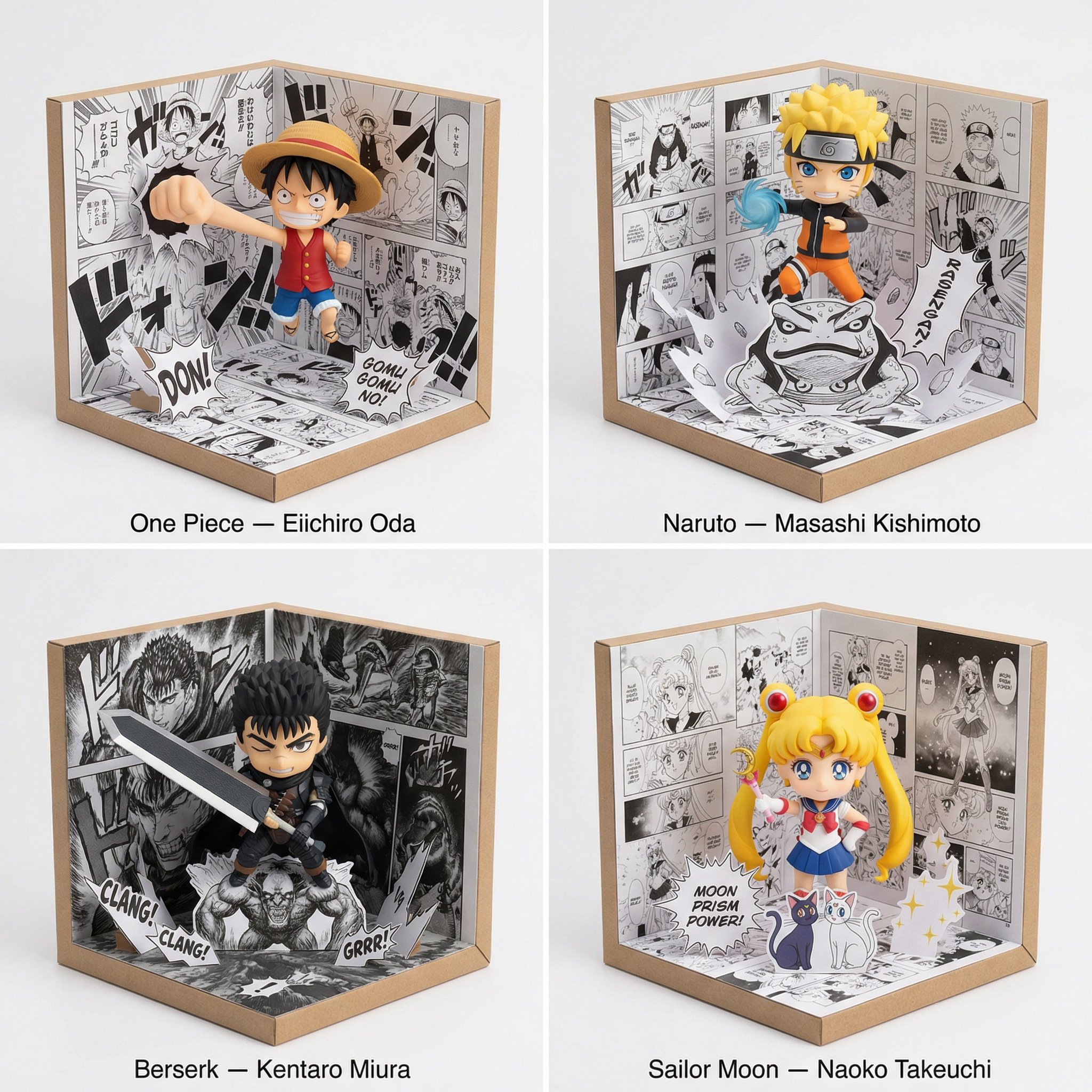 二次元动漫角色Nendoroid风格微缩盒