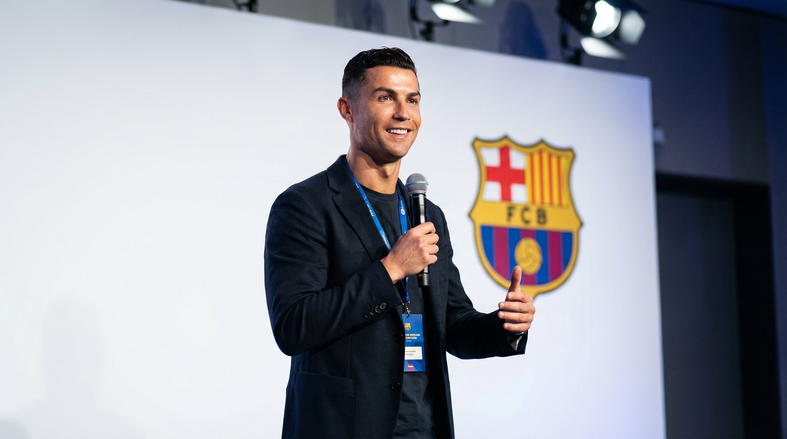 科技大会上的魅力演讲者