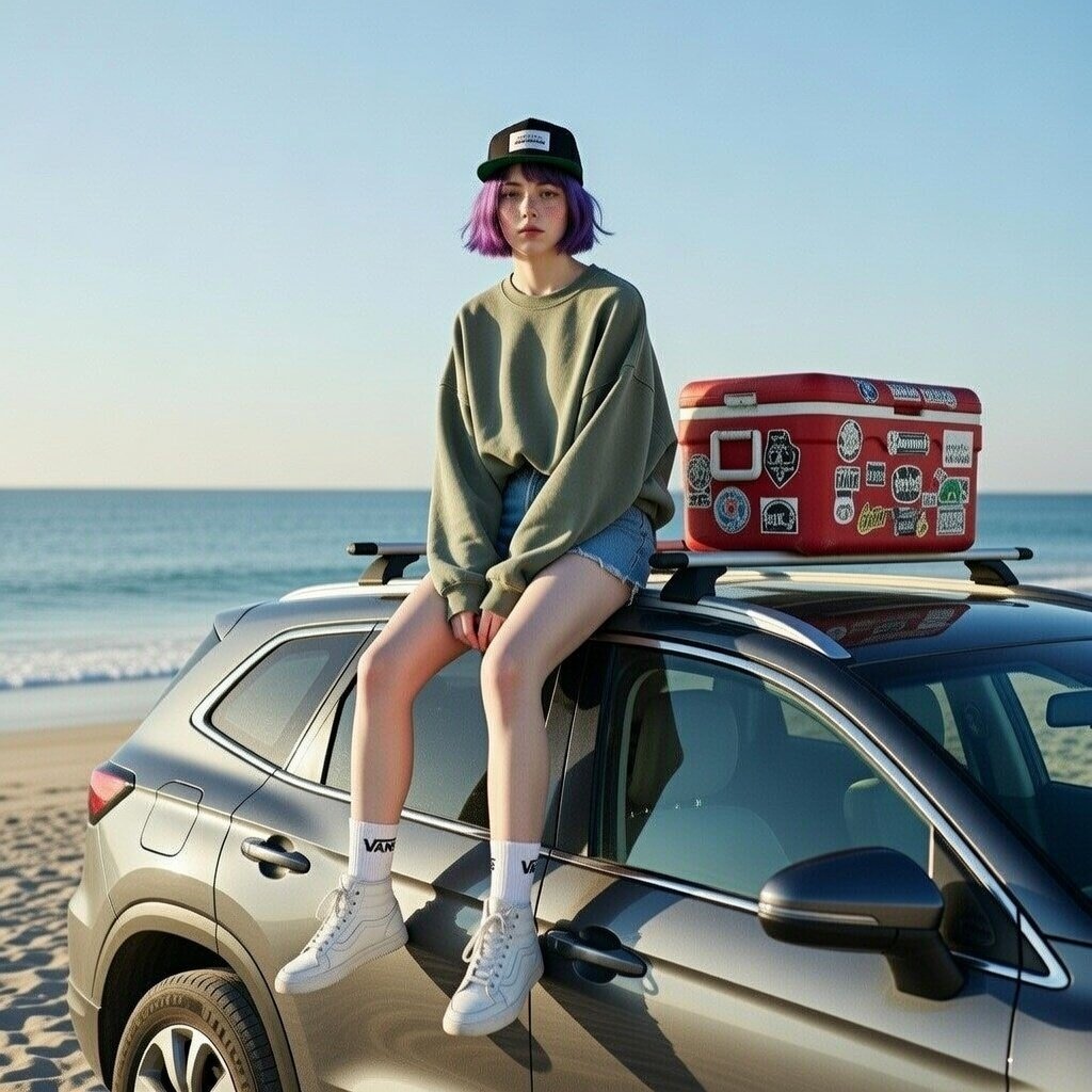 绿意盎然的山丘与深蓝大海交汇处 - Wareen的终极海岸梦