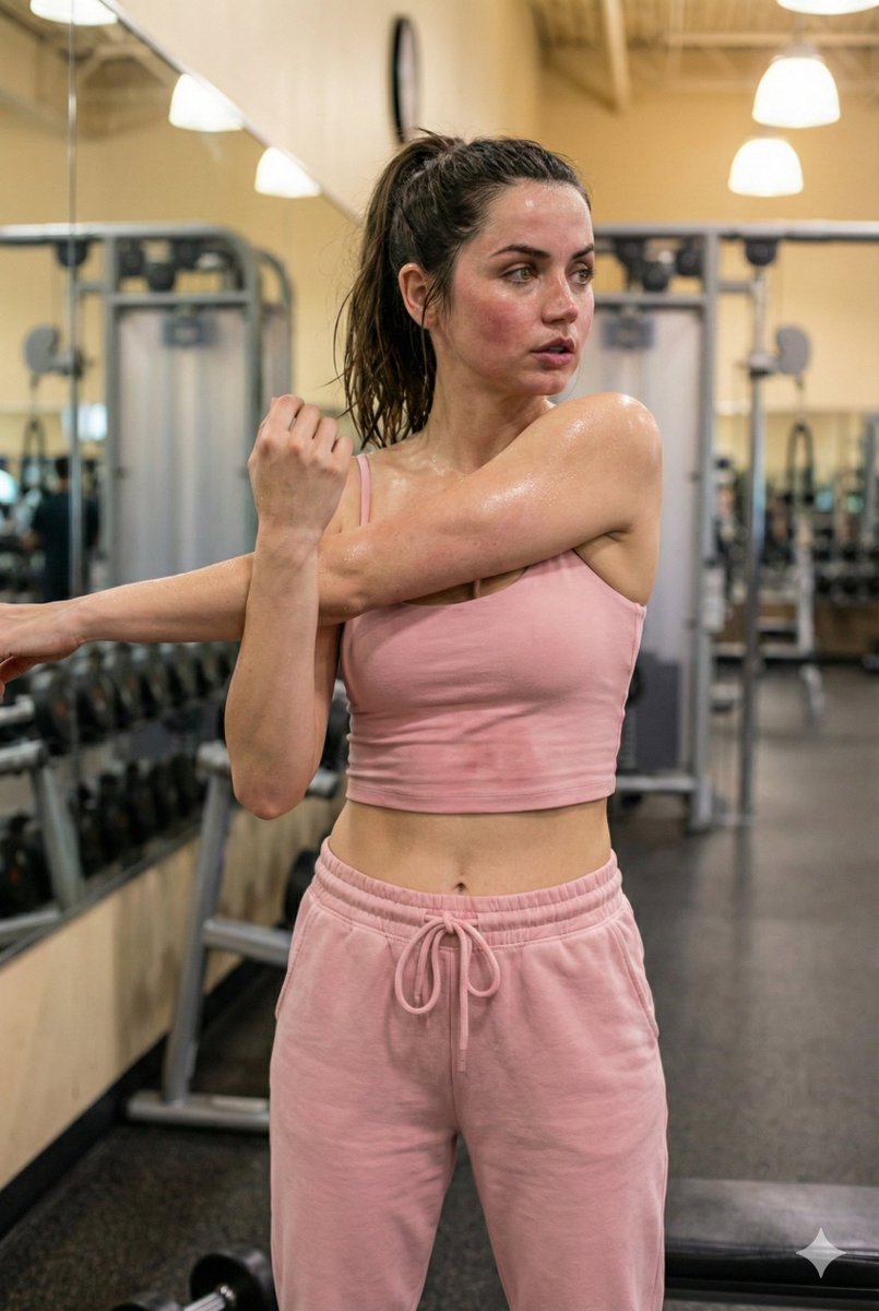 健身房中的安娜&middot;德&middot;阿玛斯