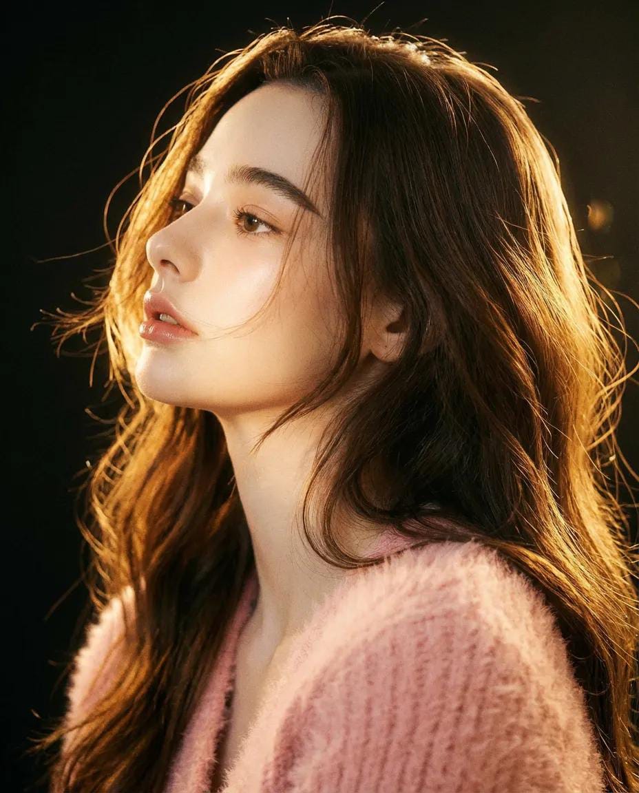 电影化风格女性肖像