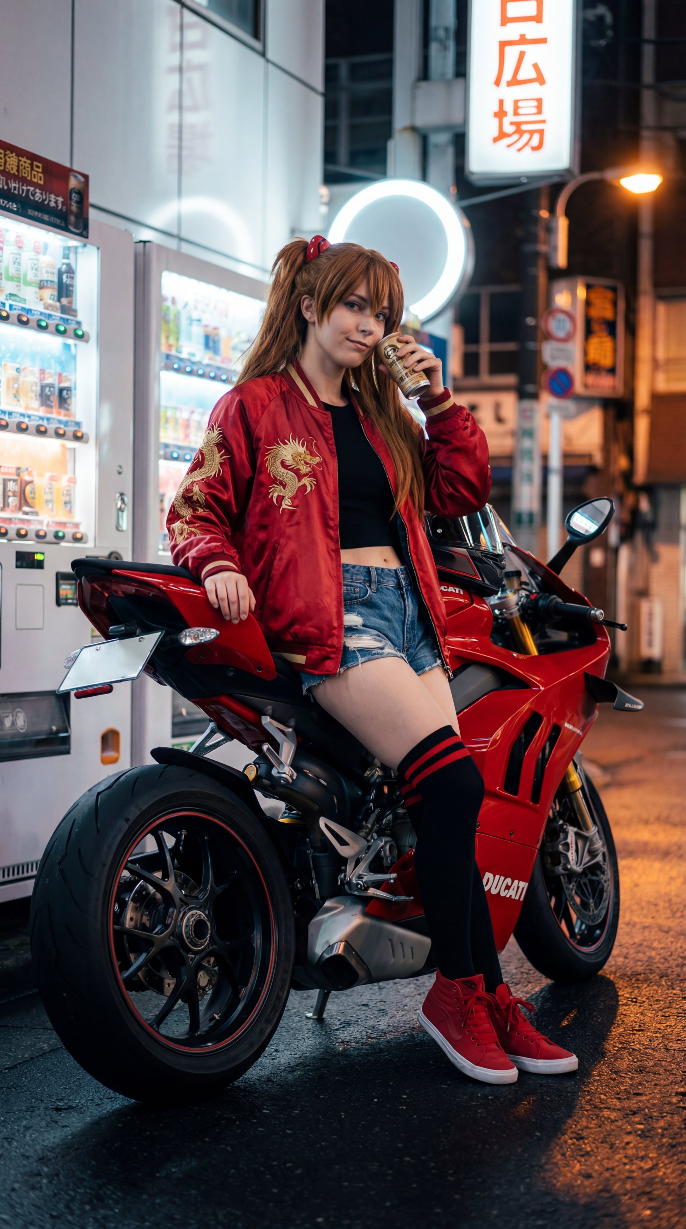 Asuka的夜晚街头摄影