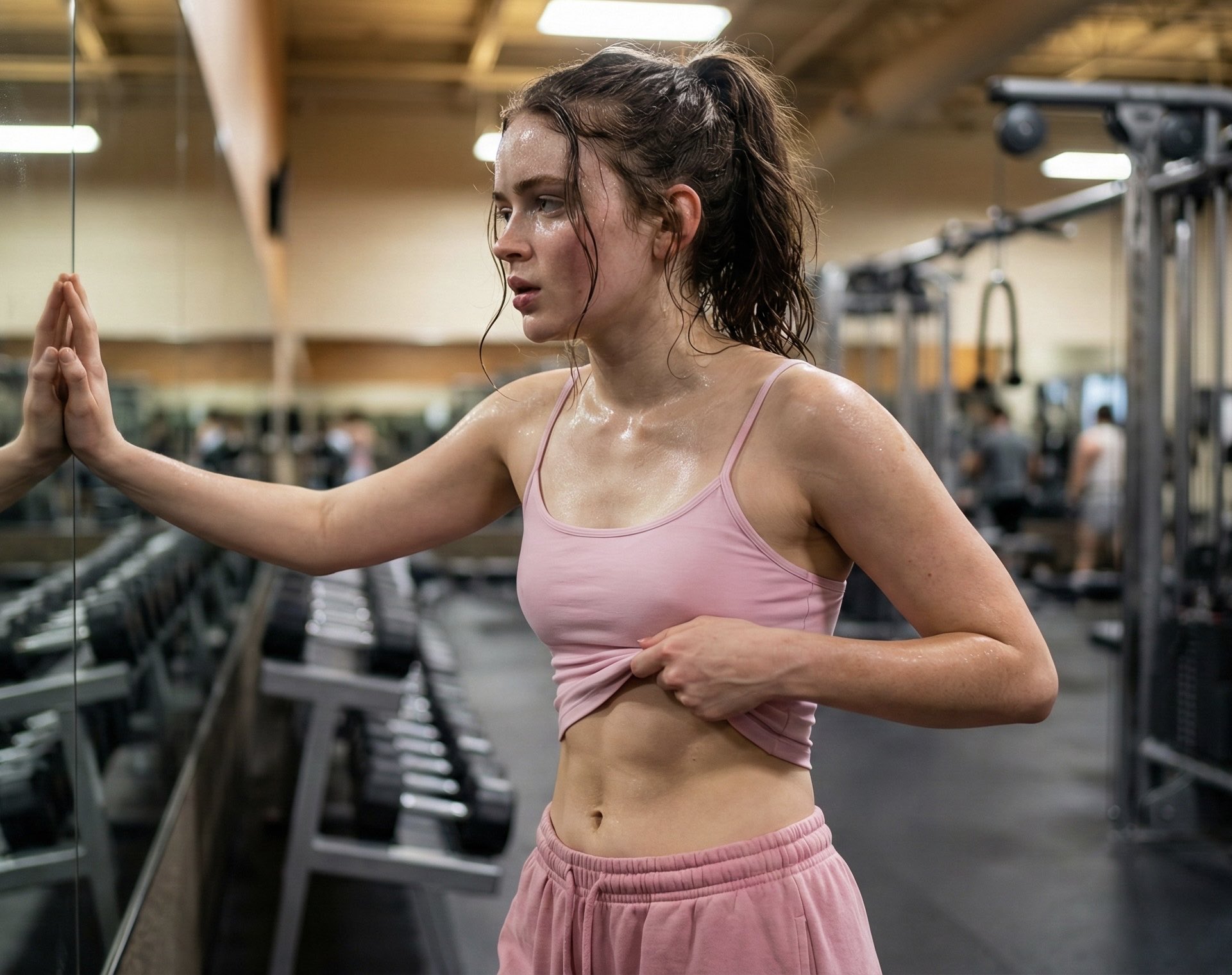 Gemini nano banana pro - Sadie sink健身时刻