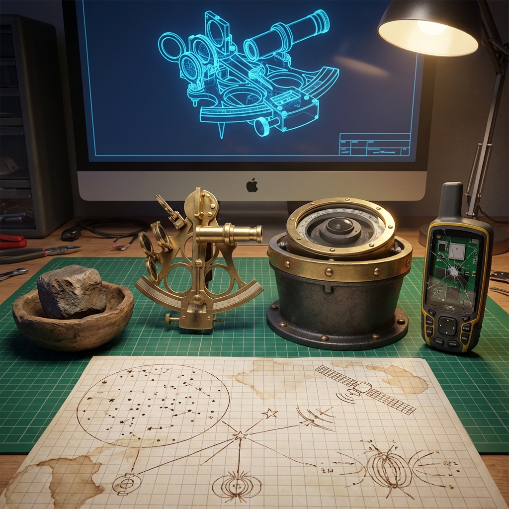 科技历史工作台摄影