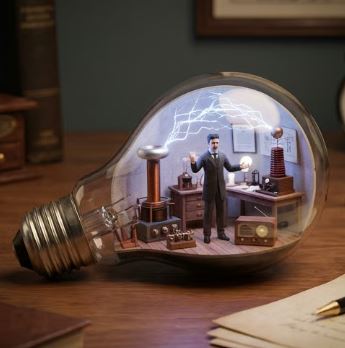 科学家、公式或发明的可视化方式