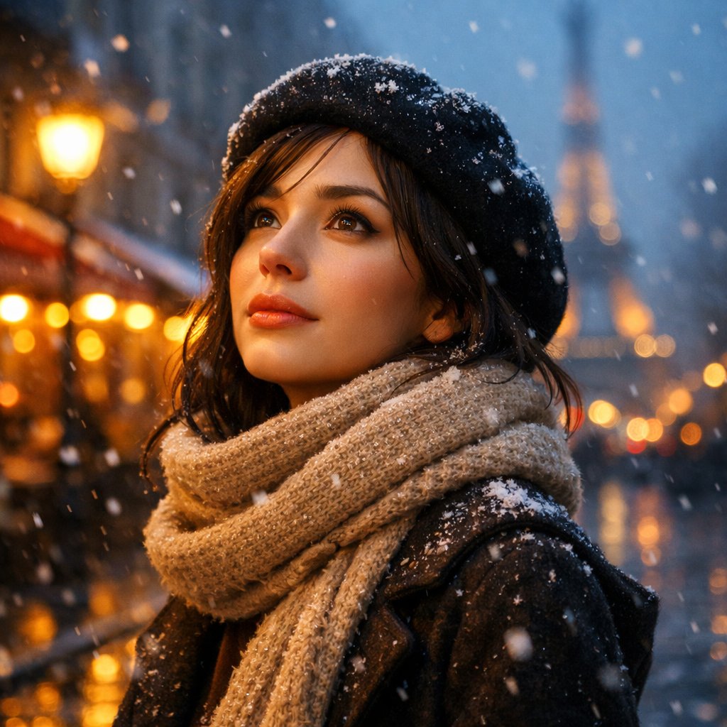 Gemini Nano Banana pro - 巴黎夜景