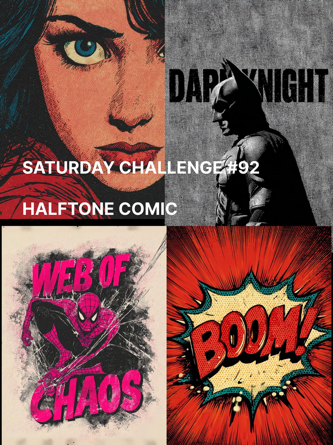 半色调漫画挑战